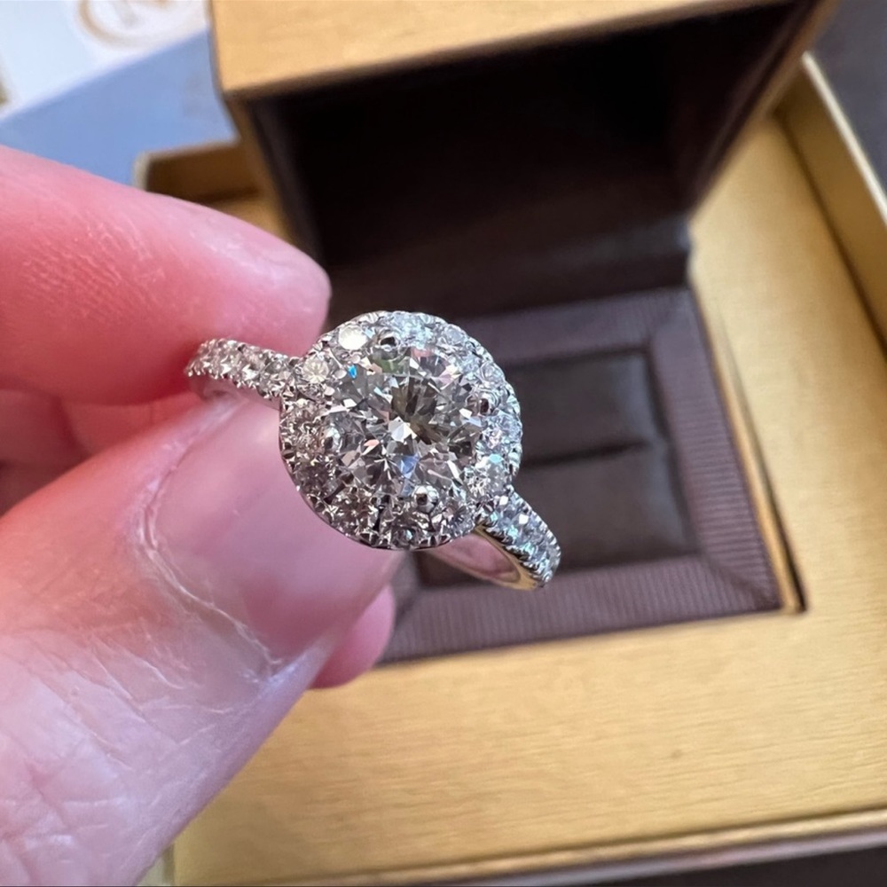**SOLD**Neil Lane Premiere Certified Diamond Engagement Ring 1-3/8ct tw 14k